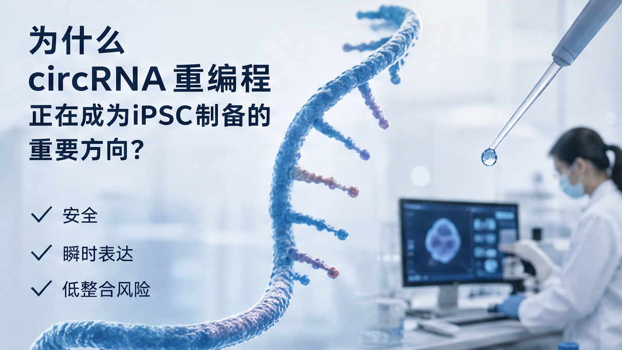 为什么 circRNA 重编程正在成为 iPSC 制备的重要方向？